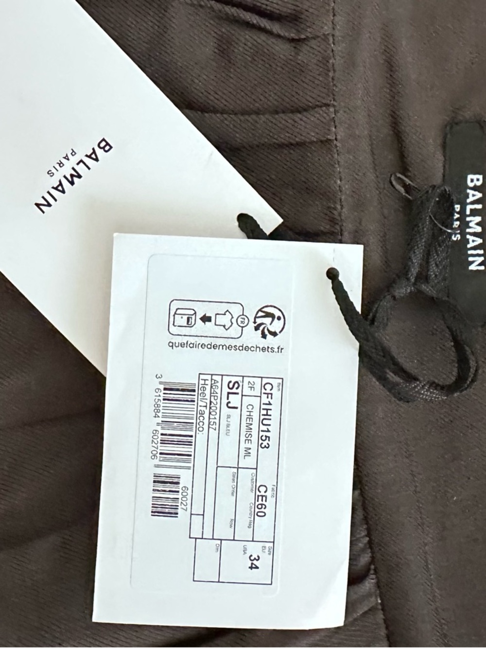 Balmain Leather Monogram Mini Skirt - Picture 10 of 12